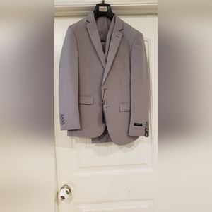 Braveman 34s 3pc Slim Grey Suit